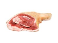 Carne de cerdo con huesos